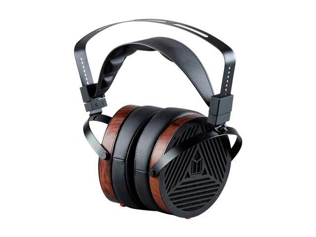 Monoprice Monolith M1060 Over Ear Planar Magnetic Headphones - Black/Wood With 106mm Driver, Open Back Design, Comfort Ear Pads For...