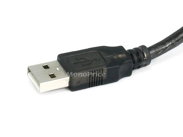 Monoprice USB 2.0 Extension Cable - 82 Feet - Black USB Type-A Male to USB Type-A Female, Active, 26/22AWG, Repeater, Kinect & PS3 Move Compatible