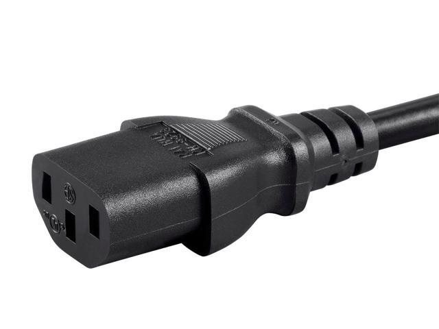 Monoprice 5ft 16AWG Power Extension Cord Cable with 3 Conductor PC/Mon 13A (IEC 60320 C14 to IEC 60320 C13)