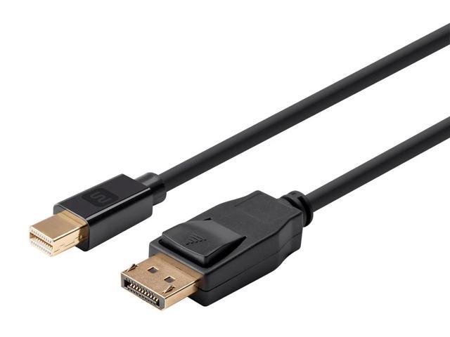 Monoprice Mini DisplayPort 1.2 to DisplayPort Cable - 10 Feet, 4K Capable, Supports 3D Video - Select Series