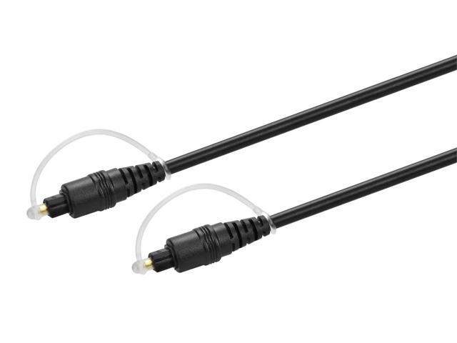 Monoprice Digital Optical Audio Cable - 35 Feet - S/PDIF (Toslink) Gold Plated Ferrule,Molded Strain Relief