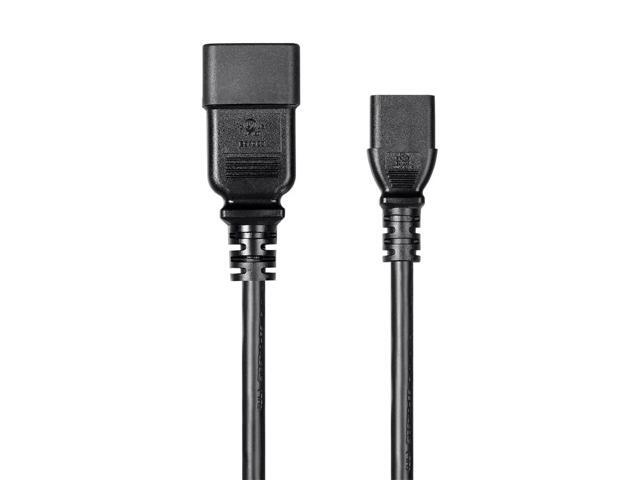 Monoprice 3ft 14AWG Power Cord for PDU, 15A (IEC-320-C13 to IEC-320-C20)