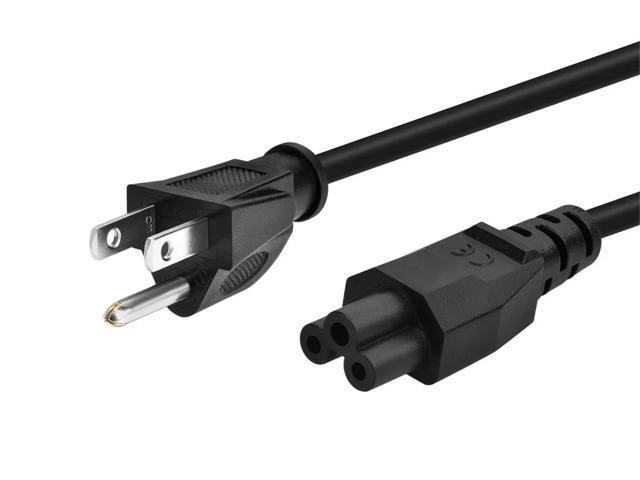 15ft 18AWG Grounded AC Power Cord, 10A (NEMA 5-15P to IEC-320-C5)