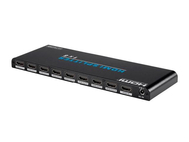 Monoprice Blackbird 4K Pro 1x8 HDMI Splitter With HDCP 2.2 and EDID Support Delivers Up to 10.2 Gbps Bandwidth