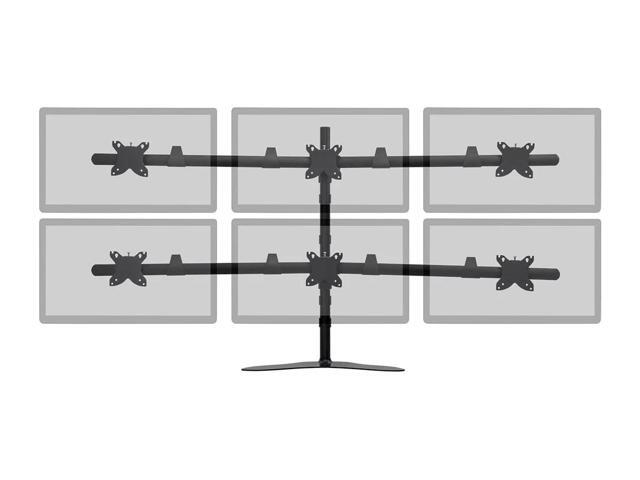 Monoprice Hex (6) Monitor Free Standing Desk Mount for 15~30in Monitors