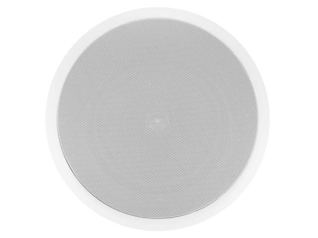 Monoprice Caliber 2-Way Aramid Fiber In-Ceiling Speakers - 8 Inch With Titanium Tweeters and 15 Angled Drivers (Pair)