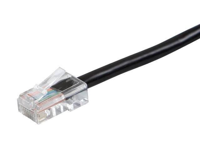 Monoprice Cat5e Ethernet Patch Cable - 5 Feet - Black Network Internet Cord - RJ45, Stranded, 350Mhz, UTP, Pure Bare Copper Wire, 24AWG -...