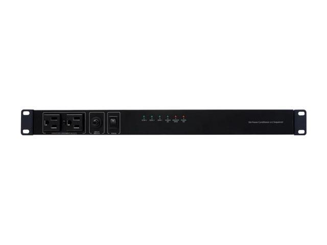 Stage Right by Monoprice 15A Power Conditioner and Sequencer with 8 Outlets and 3 Zones