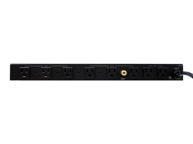 Stage Right by Monoprice 15A Power Conditioner and Sequencer with 8 Outlets and 3 Zones