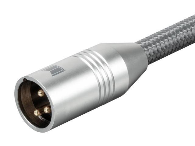 Monoprice Monolith XLR Balanced Audio Cable - 1 Meter, With 24K Gold Plated Connectors, Oxygen Free Copper, Professional, Premium Home Audio