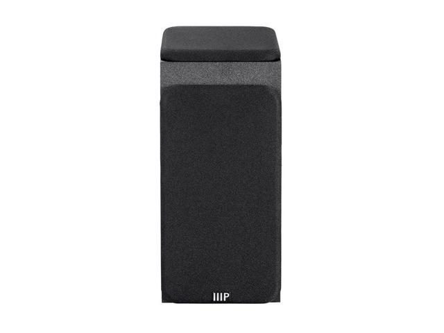 Monoprice Premium Immersive Satellite Speakers - Black (Pair) With 3Inch woofer, 3/4Inch Aluminum Dome & 100 Watt Input Power