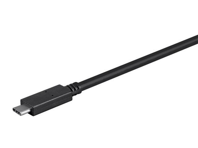 Monoprice USB C to USB C 3.1 Gen 1 Cable - 2 Meters (6.6 Feet) - Black Fast Charging, 5Gbps, 3A, 30AWG, Type C, Compatible with Xbox One / PS5 /...