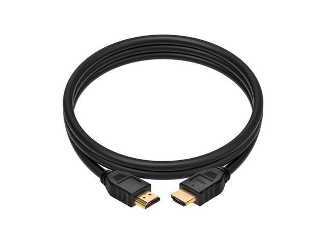 Monoprice HDMI Cable - 5 Feet - Black (5 Pack) No Logo, High Speed, 4K@60Hz, HDR, 18Gbps, YCbCr 4:4:4, 32AWG, CL2, Compatible with UHD TV and More...