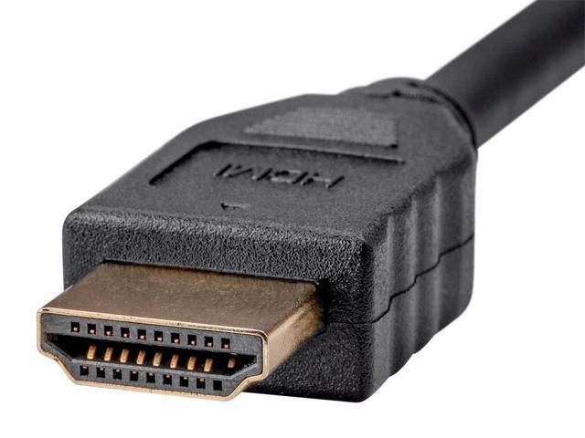 Monoprice HDMI Cable - 1.5 Feet - Black (5 Pack) No Logo, High Speed, 4K@60Hz, HDR, 18Gbps, YCbCr 4:4:4, 32AWG, CL2, Compatible with UHD TV and...