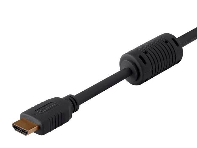 Monoprice HDMI Cable - 4 Feet - Black (5-Pack) High Speed, 4K@60Hz, HDR, 18Gbps, YCbCr 4:4:4, 28AWG, Compatible with UHD TV and More - Select Series