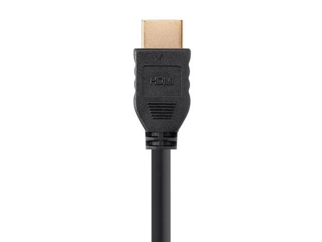 Monoprice High Speed HDMI Cable - 10 Feet - Black, No Logo (3-Pack) 4K@60Hz, HDR, 18Gbps, YCbCr 4:4:4, 30AWG, CL2 - Commercial Series