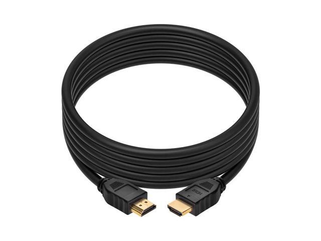 Monoprice HDMI Cable - 10 Feet - Black (5 Pack) No Logo, High Speed, 4K@60Hz, HDR, 18Gbps, YCbCr 4:4:4, 32AWG, CL2, Compatible with UHD TV and More...