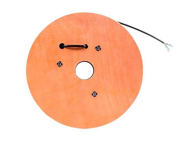 Monoprice Cat5e Ethernet Bulk Cable - 1000 Feet - Black Network Internet Cord - Solid, 350Mhz, UTP, Pure Bare Copper Wire, Outdoor, 24AWG, No Logo