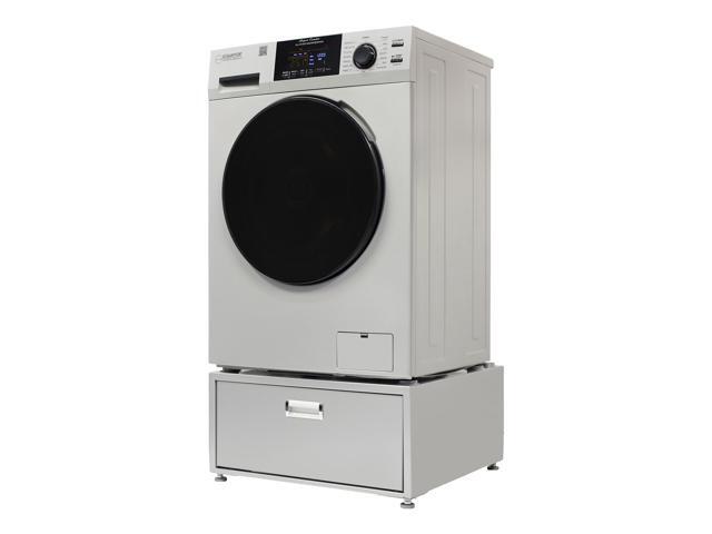 Equator 1.6cf 110V Vented Sani Combo Washer Dryer Pet Cycle + Pedestal ADA