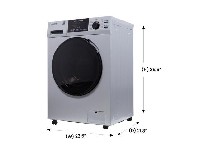Equator All-in-One Washer Dryer VENTLESS/VENTED PET 1.62cf/15lbs+Portability Kit