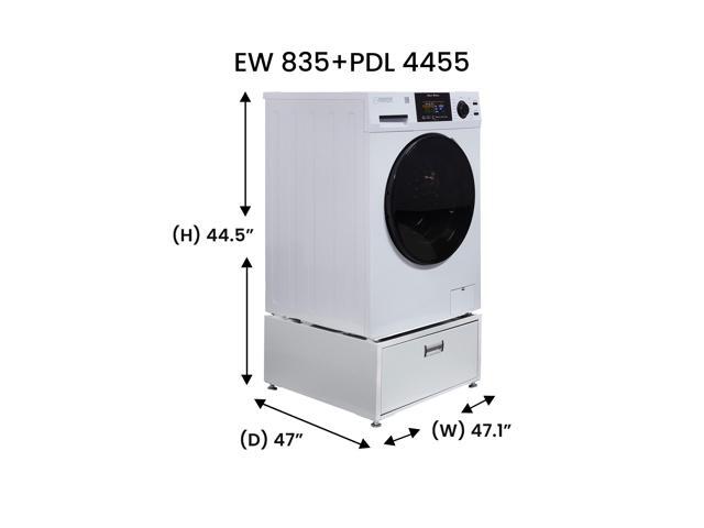 Equator COMPLETE LAUNDRY SET Sani Washer 1.9cf 110V +Vented Dryer 220V+ Pedestals