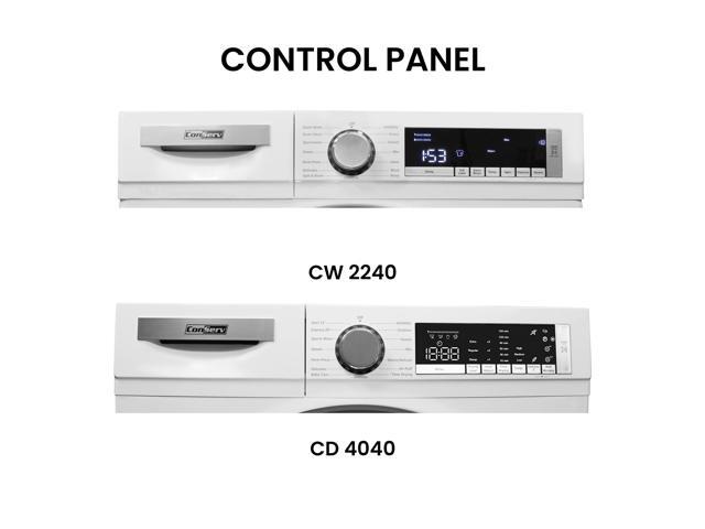 Conserv LUXURY Washer 2.2cf 110V+Condensing Dryer 4cf 220V 2 Year Warranty Europe