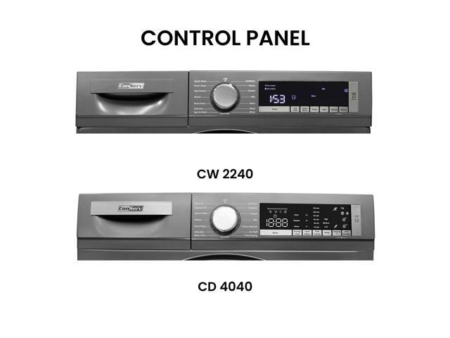 Conserv LUXURY Washer 2.2cf 110V+Condensing Dryer 4cf 220V 2 Year Warranty Europe