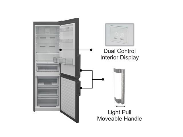 Conserv 12cf No Frost Bottom Freezer Refrigerator Wine Rack GARAGE READY E-Star