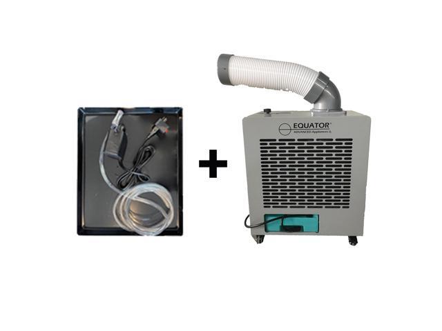 Equator 7000 BTU Spot Outdoor Air Conditioner with Casters + Drip Pan Kit