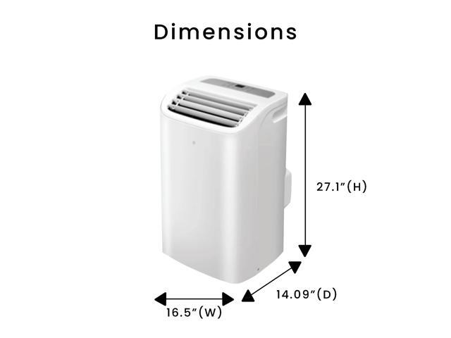 Equator 16000Btu PORTABLE AIR CONDITIONER Cool+Heat Indoor 700sf AutoSwing 110V