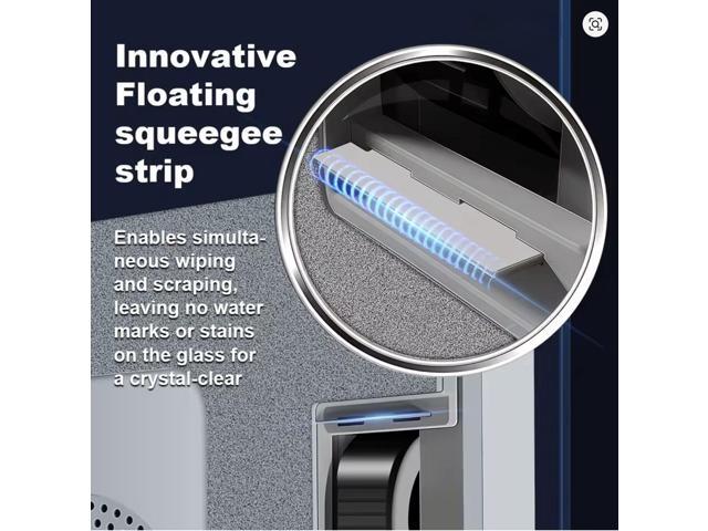 Window Cleaning Robot 7000Pa 4-Water Nozzles 4 Cleaning Mode Intelligent Edge-to-Edge Cleaning with Remote Control