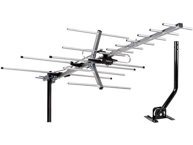 Five Star TV Antenna Indoor/Outdoor Yagi Satellite HD Antenna with up to 200 Mile Range, Attic or Roof Mount TV Antenna, Long Range Digital OTA...