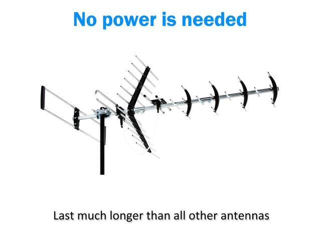 [Newest 2023] Five Star Outdoor HDTV Antenna up to 200 Mile Long Range, Attic or Roof Mount TV Antenna, Long Range Digital OTA Antenna for 4K 1080P...