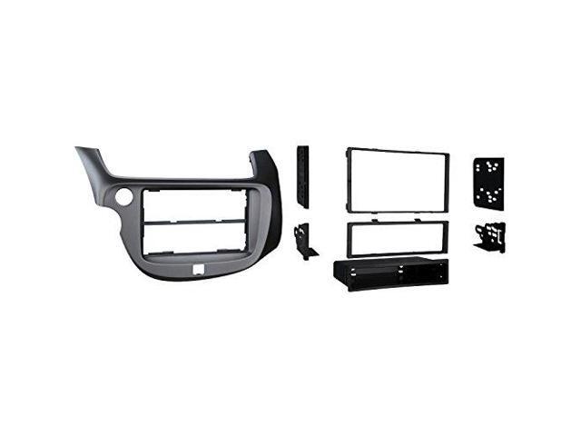 Metra - Dash Kit for Select 2009-2013 Honda Fit DIN - Silver - image 5