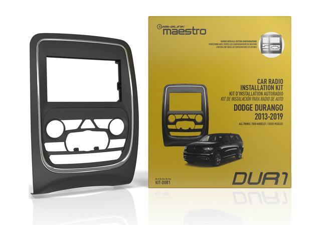 Maestro - Dash Kit for Select 2014-2017 Dodge Durango DIN DDIN - Black - image 3