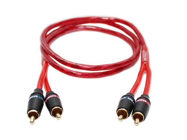 UPC 050644389962 product image for MONSTER 1M CAR AUDIO 2-RCA-to-2-RCA Cable 3.3ft (Red) | upcitemdb.com