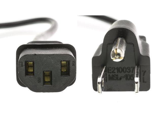 iMBAPrice 12 Ft Universal AC Power Cord - NEMA 5-15P to IEC320C13 UL Listed 3 Prong Power Cable