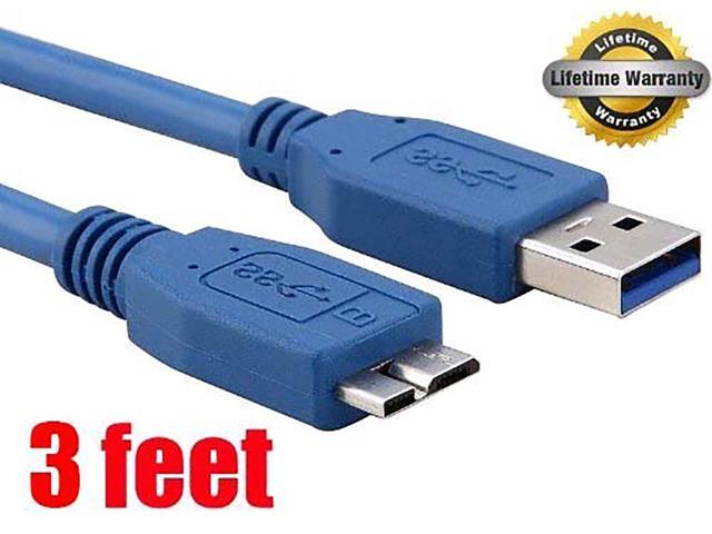 iMBAPrice Superspeed 5Gbps 3-Feet USB 3.0 A to Micro B Charger/Data/Sync Cable for Samsung, Blue (iMBA-U3MC-3BL)