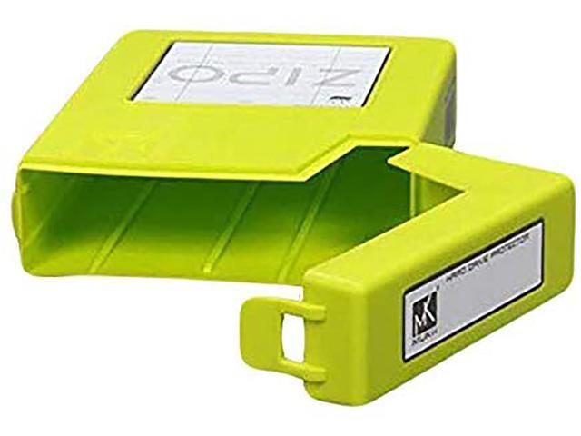 iMBAPrice Zipo 3.5' Stackable Hard Drive Protector Case - 3.5-Inch IDE/SATA HDD Storage Box (Pack of 1) Green