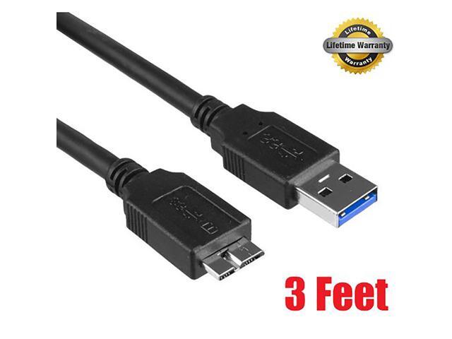 iMBAPrice 3 feet USB 3.0 A to Micro B Transfer & Charger Cable for Samsung Galaxy S5 SM-G900 Note 3 N9000 & Round/WD My Passport Essential...