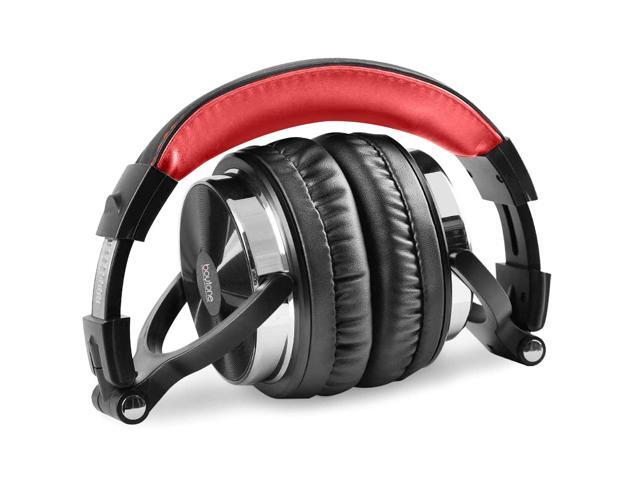 Boytone BT-10RD Wired Over Ear Headphones Studio Monitor & Mixing DJ Stereo Headsets with 50mm Drivers and 1/4 to 3.5mm Audio Jack for Audio Mixer...
