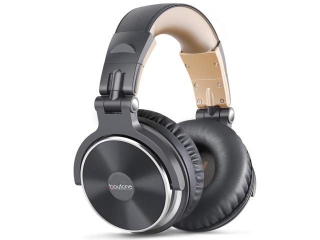 Boytone BT-10BR Wired Over Ear Headphones Studio Monitor & Mixing DJ Stereo Headsets with 50mm Drivers and 1/4 to 3.5mm Audio Jack for Audio Mixer...