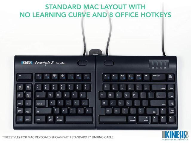 Kinesis USB Freestyle2 Keyboard for Mac (20' Extended Separation)