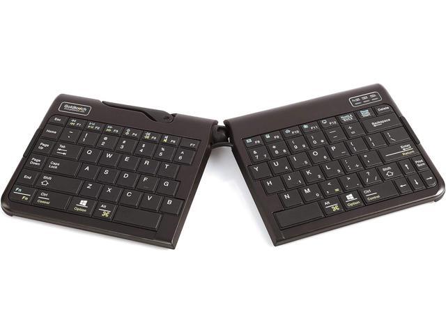 Goldtouch GTP-0044W Go!2 Bluetooth Wireless Mobile Keyboard, Portable Foldable Travel Keyboard Black
