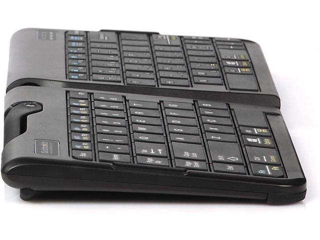 Goldtouch GTP-0044W Go!2 Bluetooth Wireless Mobile Keyboard, Portable Foldable Travel Keyboard Black