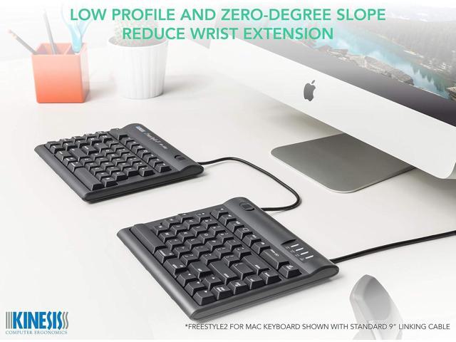 Kinesis USB Freestyle2 Keyboard for Mac (20' Extended Separation)