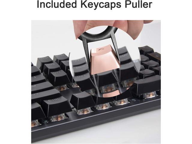 Fitlink FPS & MOBA Gaming Keycaps, Stainless Steel Metal Mechanical Keycap with Key Puller Compatible with Cherry Mx Switch Mechanical Keyboard...