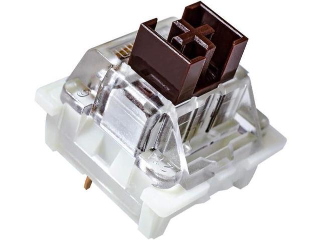 outemu Brown Switches- 65 Pack, 3-Pin Tactile Dustproof Key Switches - Replacement Switches for Mechanical Gaming Keyboard