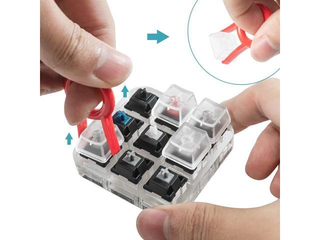 Cherry MX Switch Tester Mechanical Keyboards 9-Key Switch Testing Tool, with Keycap Puller and O Rings