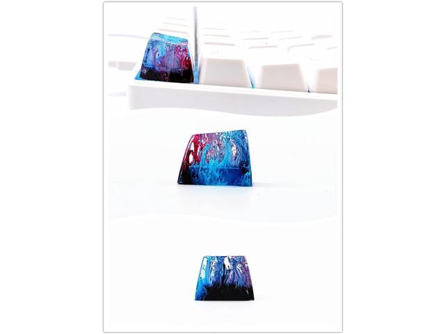 1 Pcs Handmade Seabed Landscape R4 Keycap Resin Artisan Backlit Switch SA Profile for Cherry MX RGB Gaming Mechanical Keyboard DIY Replace...
